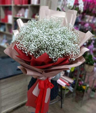 Букет цветов из: Гипсофила в Леонихе