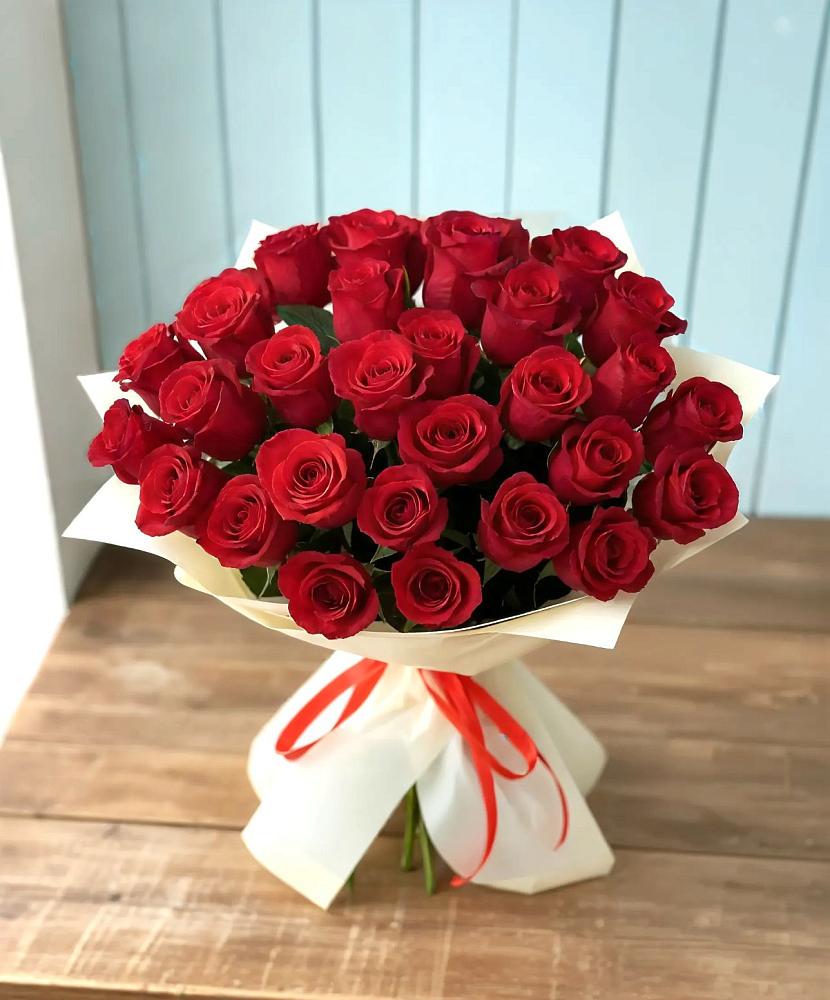 Букет 29 Красных роз в Леонихе