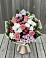 Букет цветов из: Альстромерии, Гвоздики, Розы и Хризантемы в Леонихе