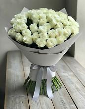Букет 35 Белых роз в Леонихе