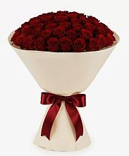 Букет 101 Бордовая роза Блэк Бакарра в Леонихе
