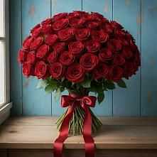 Букет Красные розы Блэк Меджик в Леонихе