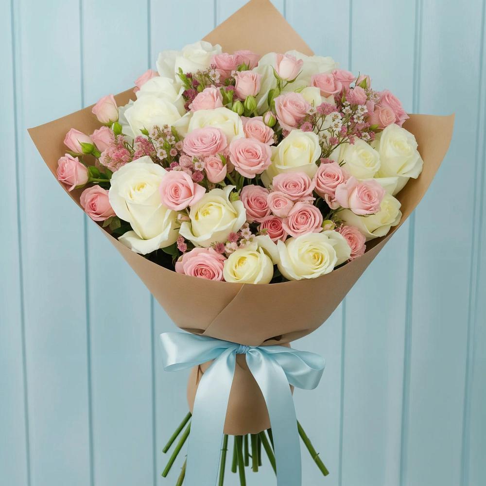 Букет цветов из: Розы в Леонихе