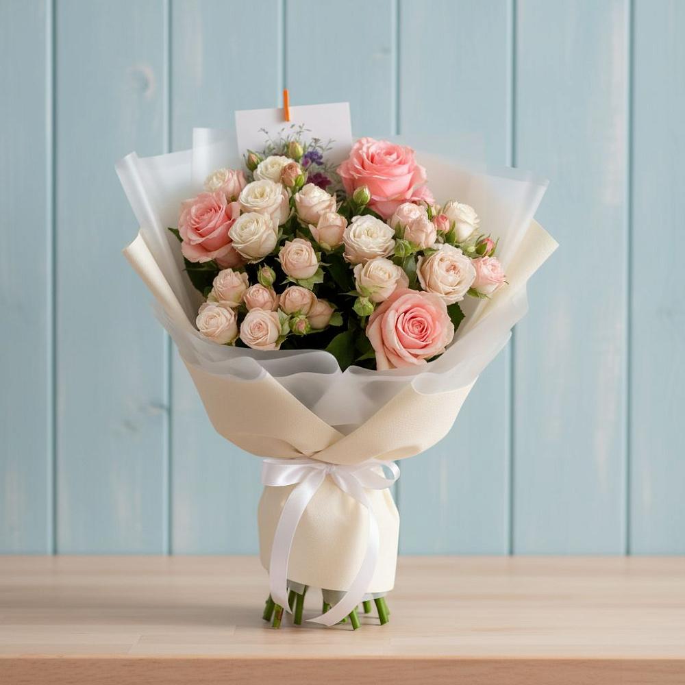 Букет цветов из: Розы в Леонихе