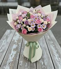 Букет цветов из:  Розы и Хризантемы в Леонихе