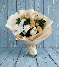 Букет цветов из:  Розы и Хризантемы в Леонихе