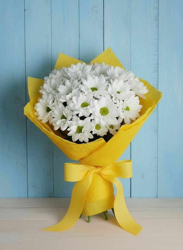 Букет цветов из: Хризантемы в Леонихе