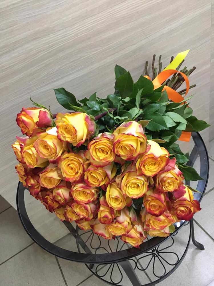 Букет Желтые розы в Леонихе