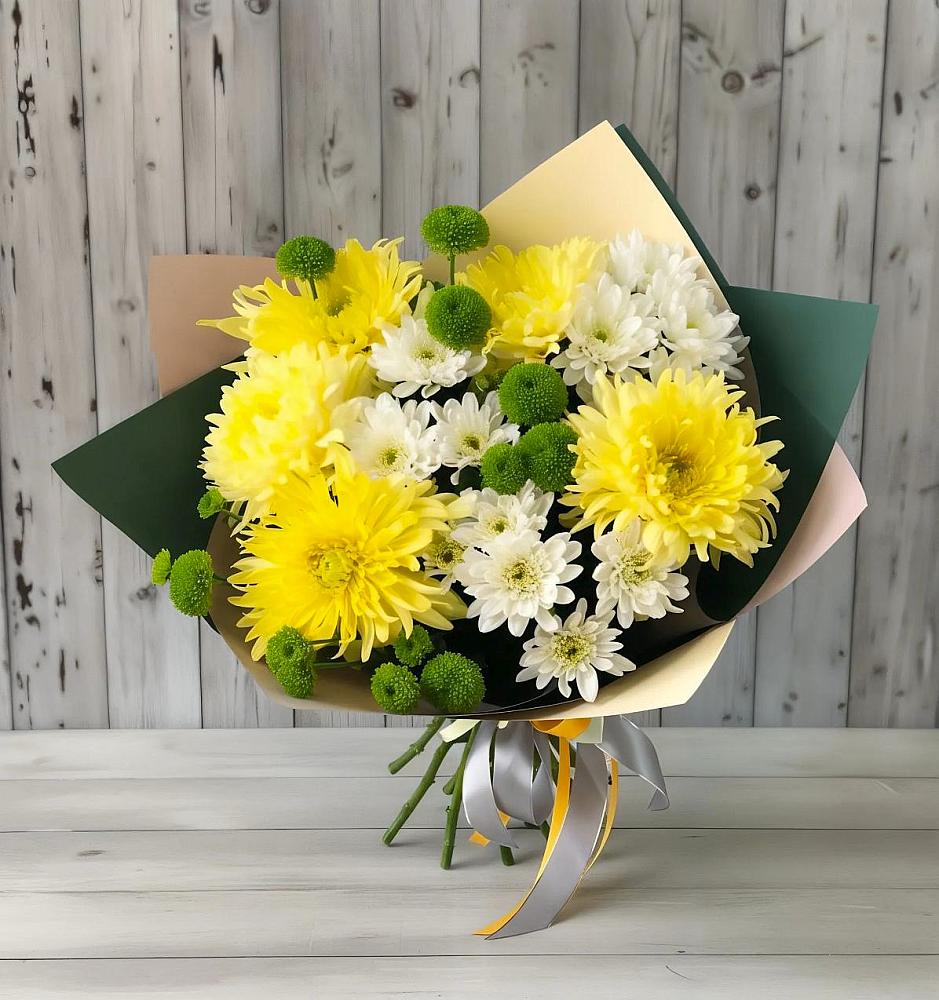 Букет цветов из: Хризантемы в Леонихе