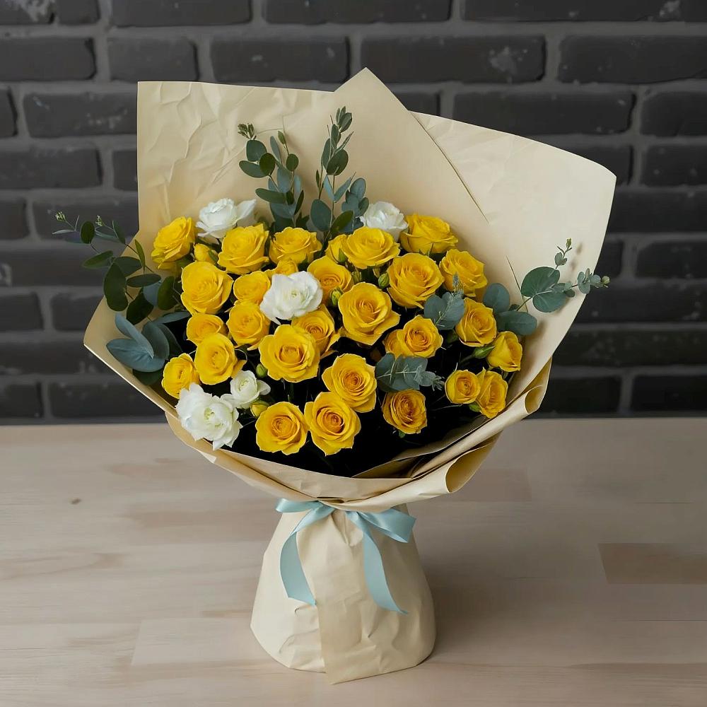 Букет цветов из: Розы в Леонихе