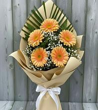 Букет цветов из:  Герберы в Леонихе