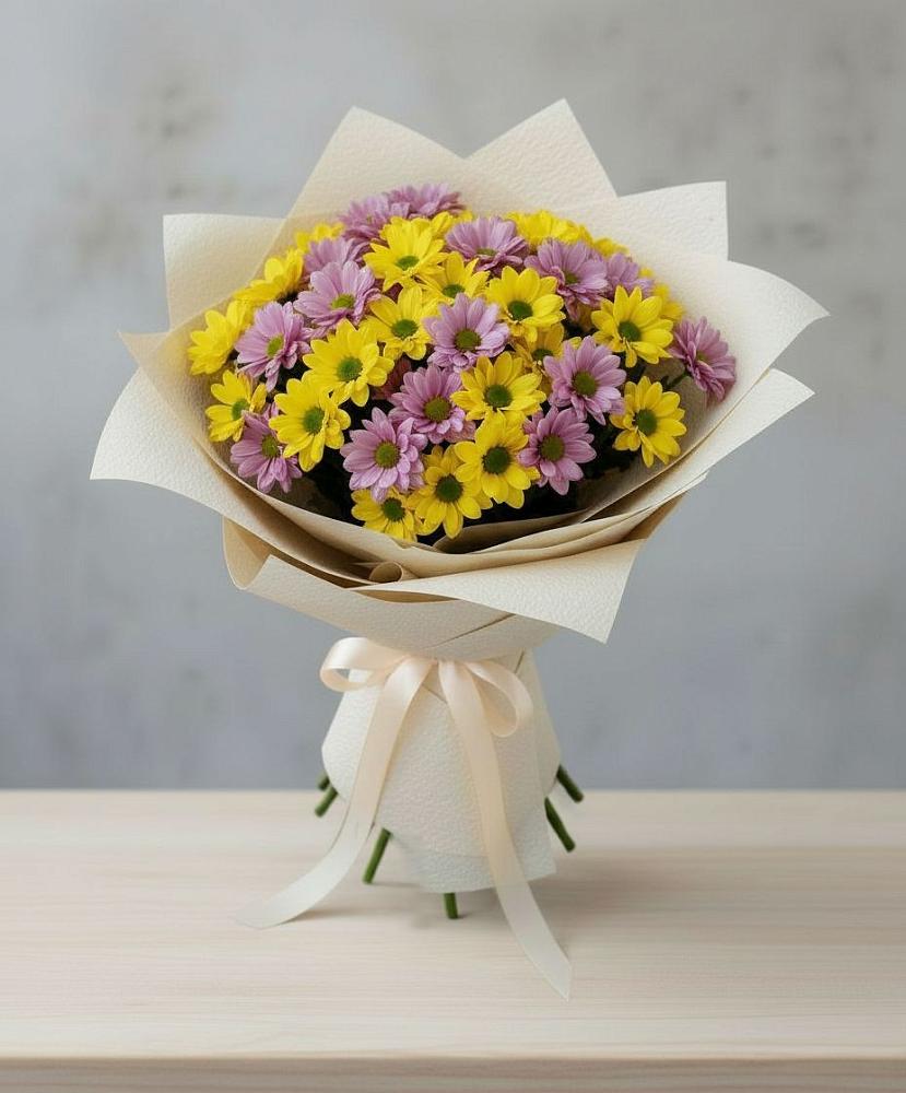 Букет цветов из: Хризантемы в Леонихе
